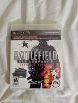 Battlefield: Bad Company 2 Ultimate Edition (Sony PS3) CIB W/ Manual, Works - £5.63 GBP