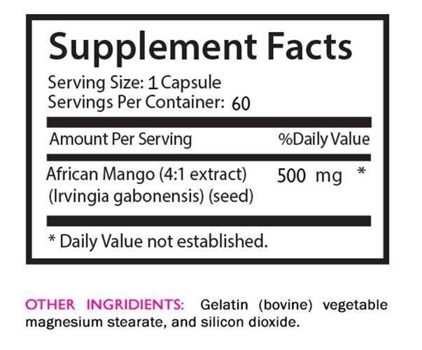 Refreshing taste - AFRICAN MANGO EXTRACT - Healthy options 2 Bottle 120 Capsules Item image 5