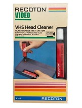 Recoton VHS Video Head Cleaner Non Abasive Wet System No cleaning fluid - $7.03