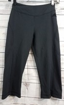 Adidas Pants Size Small Crop Leggings Workout Yoga Gym Training Running Athletic - £20.23 GBP