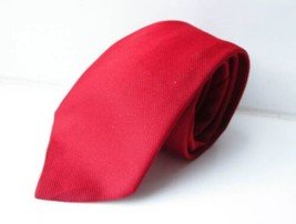 Leonard Hudson Men’s Red Classic Fit Tie Necktie ETY - £5.04 GBP