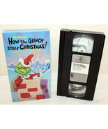 Dr Seuss&#39;~ How The Grinch Stole Christmas ~ Vintage VHS Tape ~ Boris Kar... - £6.16 GBP