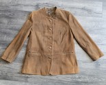 Vintage Meindl Womens Casual Brown Suede Leather Jacket - $128.69
