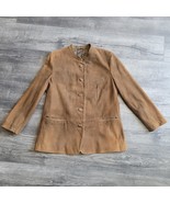 Vintage Meindl Womens Casual Brown Suede Leather Jacket - $128.69