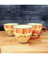 Napoli Pfaltzgraff Set of 3 Tea Cup Earthenware Dinnerware 16 oz Coffee ... - £14.38 GBP