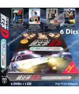 Initial D DVD Complete Collection Movie TV Series Jap Anime DVDs English... - €53,00 EUR