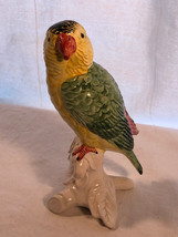 6 Inch Hand Painted Parrot Figure Italy - $44.99