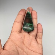 19.7g, Wire Wrapped Sonora Sunset Chrysocolla Cuprite Cabochon from Mexico,SC498 - £25.10 GBP