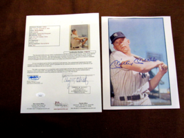 Mickey Mantle New York Yankees Hof Signed Auto Vtg Kodak 8 X 10 Photo Jsa Loa - £395.67 GBP