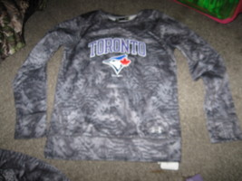 Nwt Under armour Garçons Filles Toronto Bleu Jays Sweat Camouflage Gris ... - $37.99