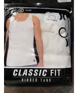 Hurley ~ Men&#39;s 3-Pack Tanks Tops Undershirts Cotton Blend White ~ XL (46... - $30.99 CAD