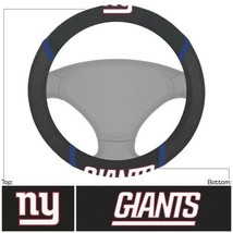 NFL New York Giants Embroidered Mesh Steering Wheel Cover by FanMats - £18.34 GBP