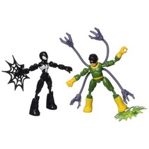 Spider-Man Marvel Bend and Flex Black Suit Vs. Doc Ock Action Figure Toys, 6-inc - £22.81 GBP