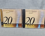 Lot de 2 CD d&#39;hymnes instrumentaux 20 favoris Vol. 3 + 4 Greentree (CD, - $18.95