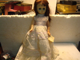 Vintage Effanbee SLEEPY EYES Doll 1966 WITH STAND  GOOD CONITION MISSING... - $40.00