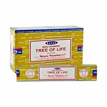 Satya Nag Champa Tree Of Life Incense Sticks Agarbatti 180GM Export Quality - £14.28 GBP