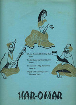 Har Omar Armenian Restaurant Menu Sunset Blvd in Hollywood California 1960&#39;s - $160.79