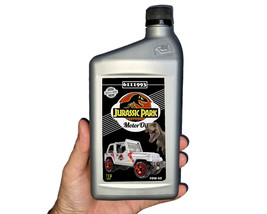 Jurassic Park Jeep Oil Can Prop Motor Collectible Display - £11.36 GBP