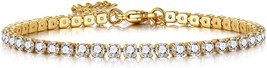 Cubic Zirconia Tennis Bracelet for Women, Perfect for Mother Day Gift Birthday - £10.09 GBP