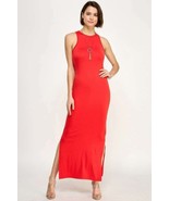 Women&#39;s High Neck Side Slit Max Dress - $243.02 MXN