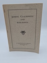 Jomini, Clausewitz and Schlieffen West Point Military Academy 1945 With ... - $18.35