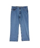 Blue Mountain Men&#39;s 44x32 Jeans, Straight Leg, Medium Wash 100% Cotton D... - $19.35