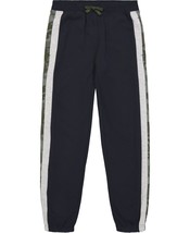 Nautica Little Boys Side Stripe Fleece Joggers,Navy,Small (4) - $27.23