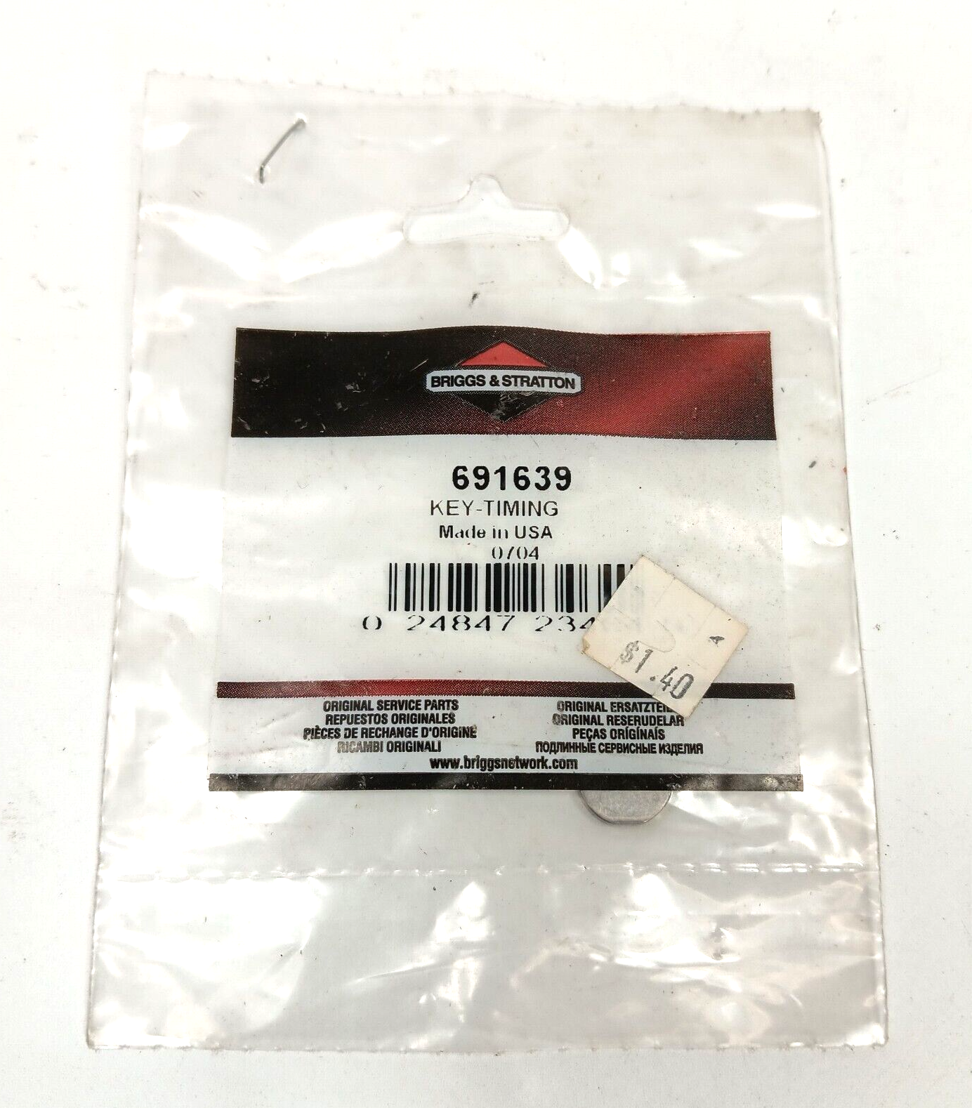 OEM Briggs &amp; Stratton 691639 Timing Key - $0.99