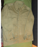 VINTAGE GERMAN COAT JACKET MILITARY OLIVE GREEN SIZE LARGE  8405-12-120-... - $1,018.12 MXN