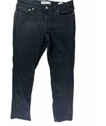 Calvin Klein Jeans Mens 34x30 Black Slim Straight Low Rise Denim Casual ... - £13.76 GBP