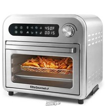 Elite Gourmet-10-Liter Digital Air Fryer Oven Vapor System Thermostat Countertop - £114.60 GBP