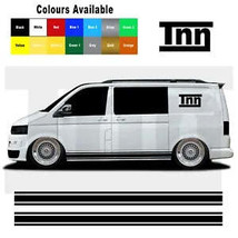 Side Stripe Stickers For VW Transporter T5 T6 T4 Sticker Decal Vinyl Camper  DUB - $39.99