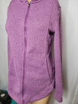 Vintage Eddie Bauer Womens Hoodie Full Zip Purple Size Small VTG - £23.07 GBP