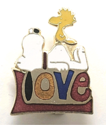 Peanuts Snoopy Woodstock Love Enamel Pin Vintage UFS Aviva Taiwan United... - €12,83 EUR