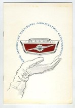 American Trucking Association Lunch Menu Conrad Hilton Chicago 1962 FORD  - £32.75 GBP