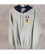 Vintage 80s Disney Mickey Mouse Two Tone Hoodie Sweatshirt Made In USA S... - €32,40 EUR