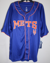 True Fan New York Mets Genuine Merchandise Baseball Jersey Size 2XL NWT - £23.19 GBP