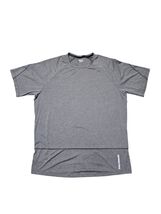 Salomon Cross Run T Shirt Mens XL Gray Stretch Raglan Sleeve Athletic - $18.62