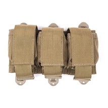Blackhawk MOLLE Triple Frag Pouch w/ Speed Clips Coyote Tan 38CL69CT - $17.53
