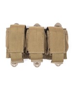 Blackhawk MOLLE Triple Frag Pouch w/ Speed Clips Coyote Tan 38CL69CT - $322.61 MXN