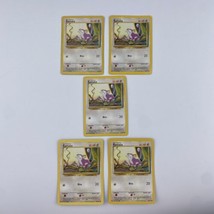 Pokémon Card - Rattata - Base Set (Shadowless) 61/102  - 5 cards - $13.98