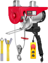  Electric Hoist with Remote Control, 440 Lbs Material Handling Tool, 110V Electr - £109.24 GBP