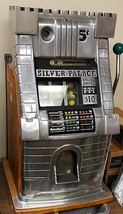 Mills 5c Silver Palace Slot Machine Original Circa 1950 - $8,905.05