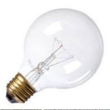 40W G25 W 120V LAMPS CLEER   Decor Globe Light Bulb CLEER - $72.71 MXN