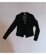 Y2k Candies Long Sleeve Black Lace Jacket Womens M Zippered Pockets Goth... - $482.04 MXN