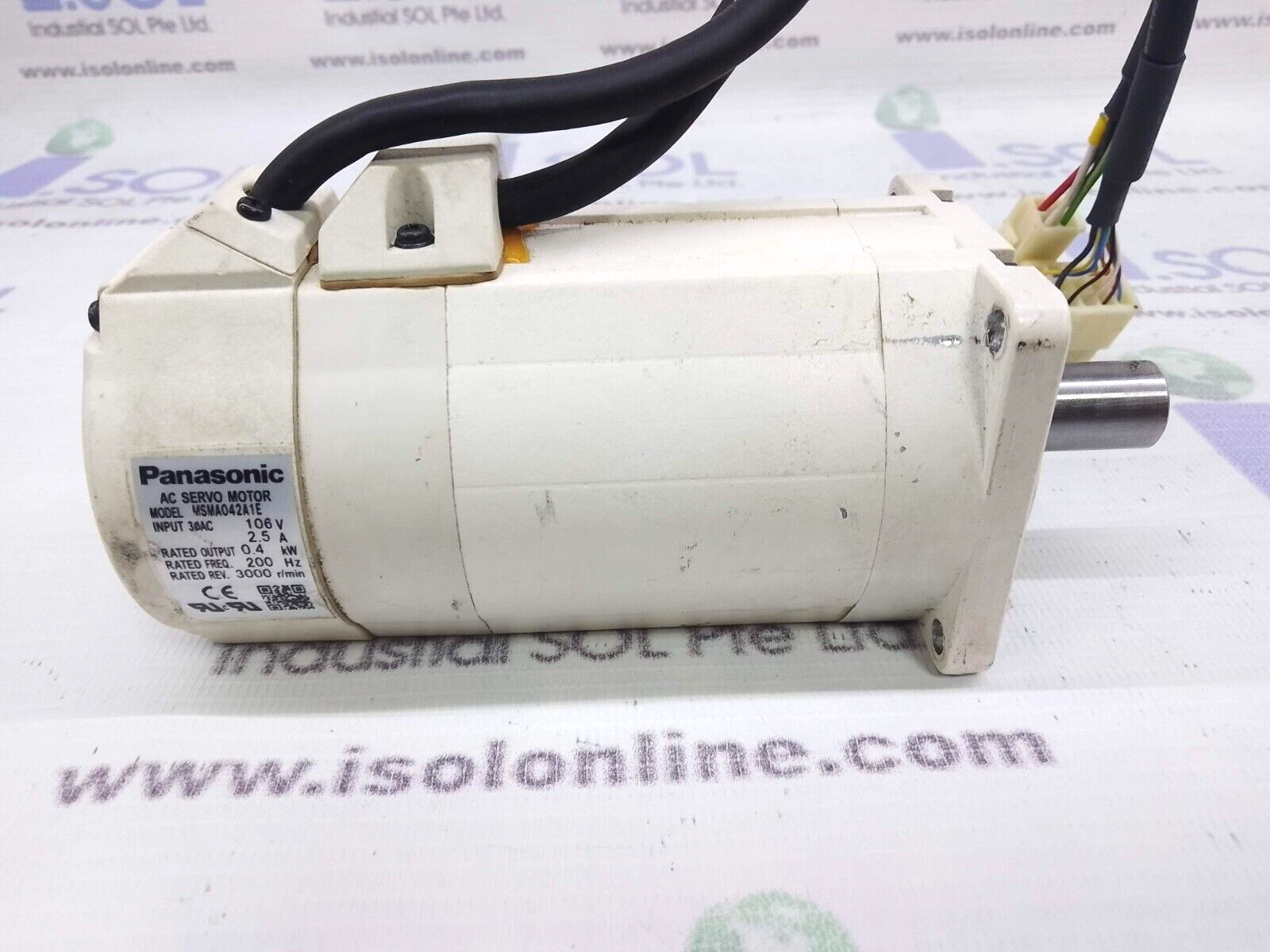 Panasonic MSMA042A1E Servo Motor IP65 2.5A 106VAC - $426.60