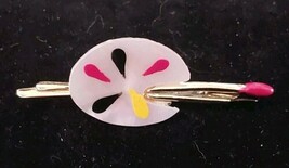 Vintage Gold Pearl Plate Painter&#39;s Palette Lapel Pin Brooch 2&#39;&#39; - $17.69