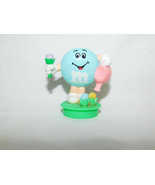 M Ms Pastel green Holding Watering Can Topper 2 1/2 Inches Tall 1995 - €2,55 EUR
