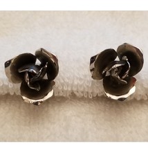 Vintage Silver Tone Screw Back Earrings - €15,42 EUR