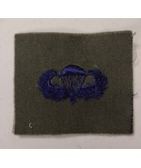 USAF Vietnam Era Blue Thread Basic Parachutist Jump Wing OD Cloth Vintag... - $5.43 CAD